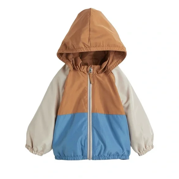 H&M toddler colour-block windbreaker jacket - Picture 1 of 4